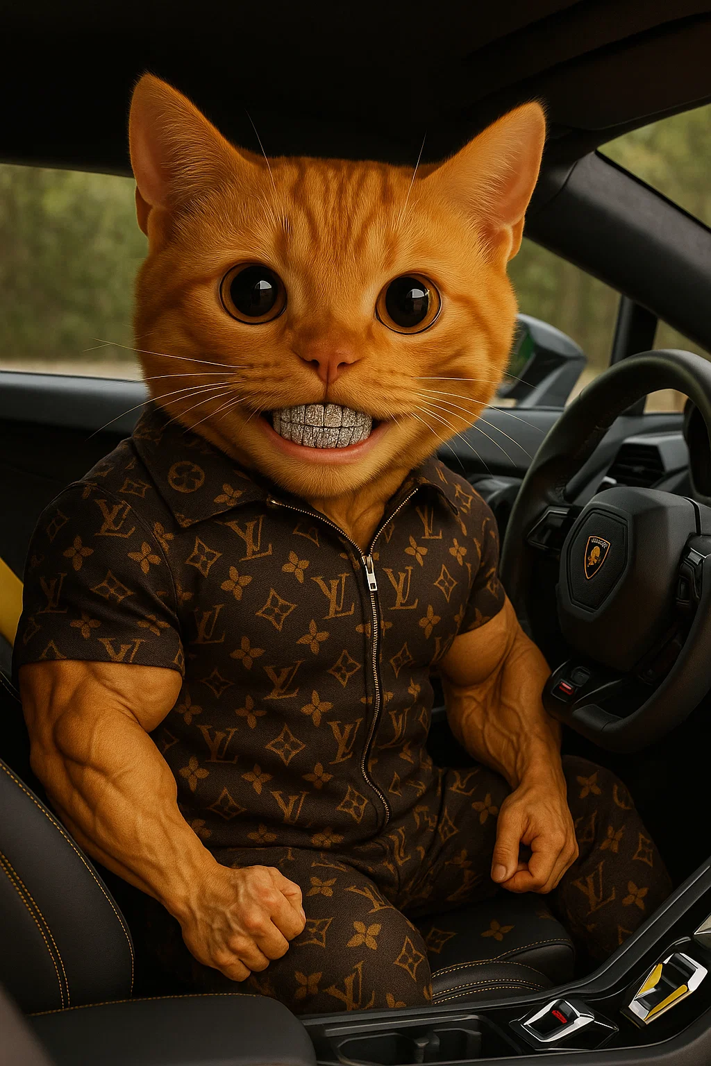 Luxury Cat with Grills